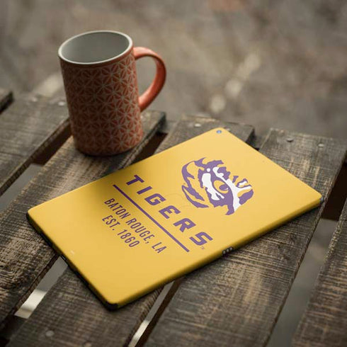 LSU Tigers Baton Rouge Yellow iPad Skins